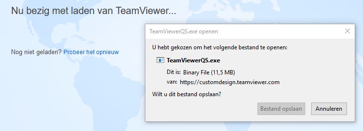TeamViewer openen